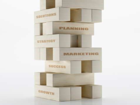building blocks showing the expectations of search engine optimization