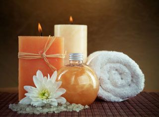 med spa candles